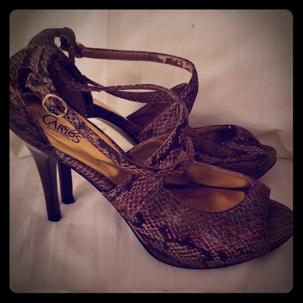 Carlos by Carlos Santana Python Print Heel